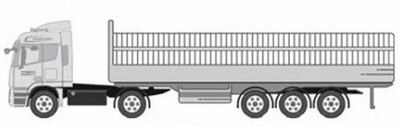 一（yī）拖三13米貨車核載圖