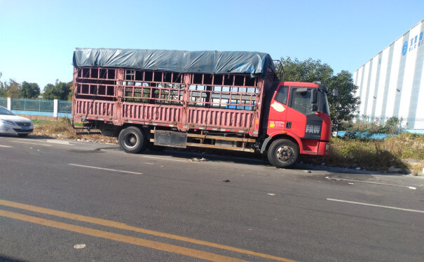 隆子物流公司運輸車