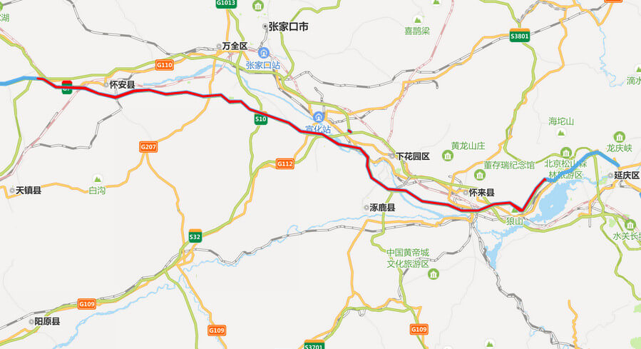 京新高速公路地（dì）圖-河北段